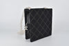 2017 Collection Black Tweed Clear Lucite Bag