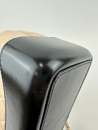 Gabrielle Backpack in Beige Black