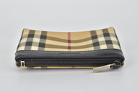 House Check Canvas Coin Pouch