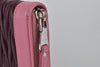 Confidential Nappa Matelasse Burgundy/Pink Long Zip Around Wallet