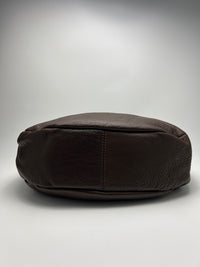 Large Brown Classic Q Hillier Hobo Bag