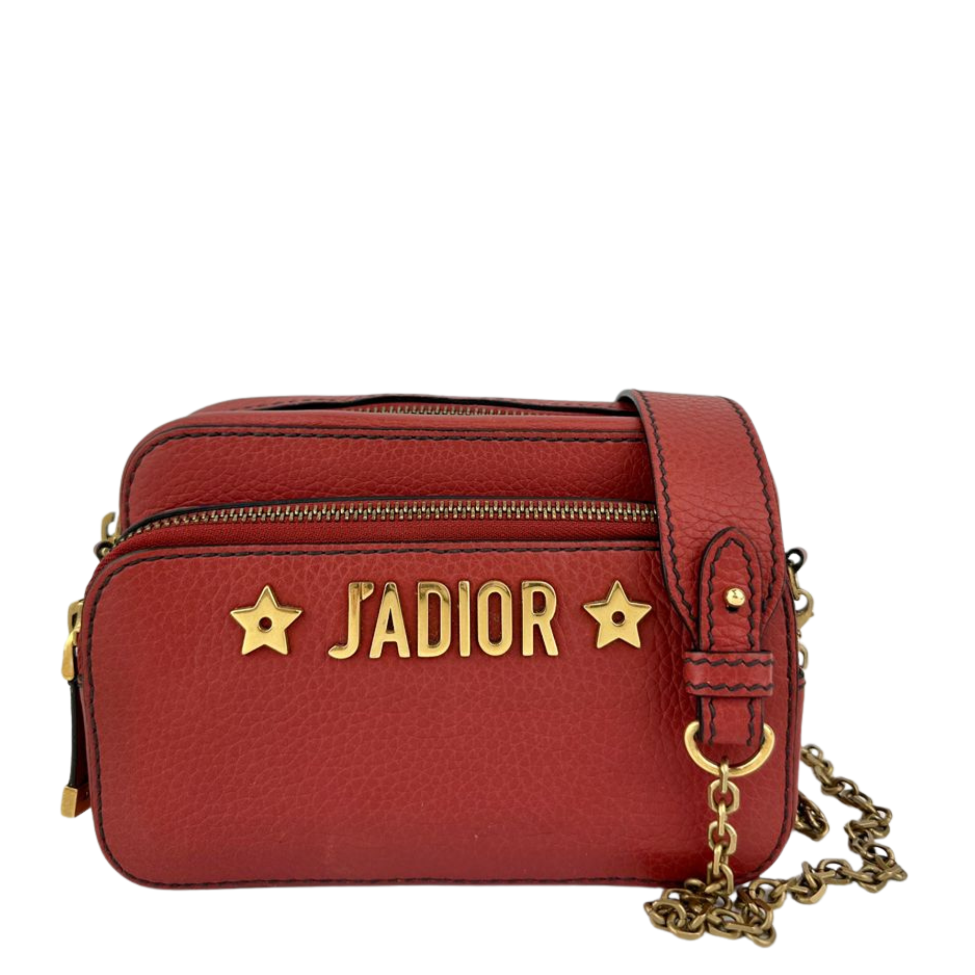 J’Adior Camera Case Red Crossbody Bag