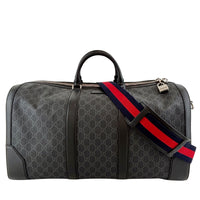GG Supreme Carry-on Duffle Bag Black