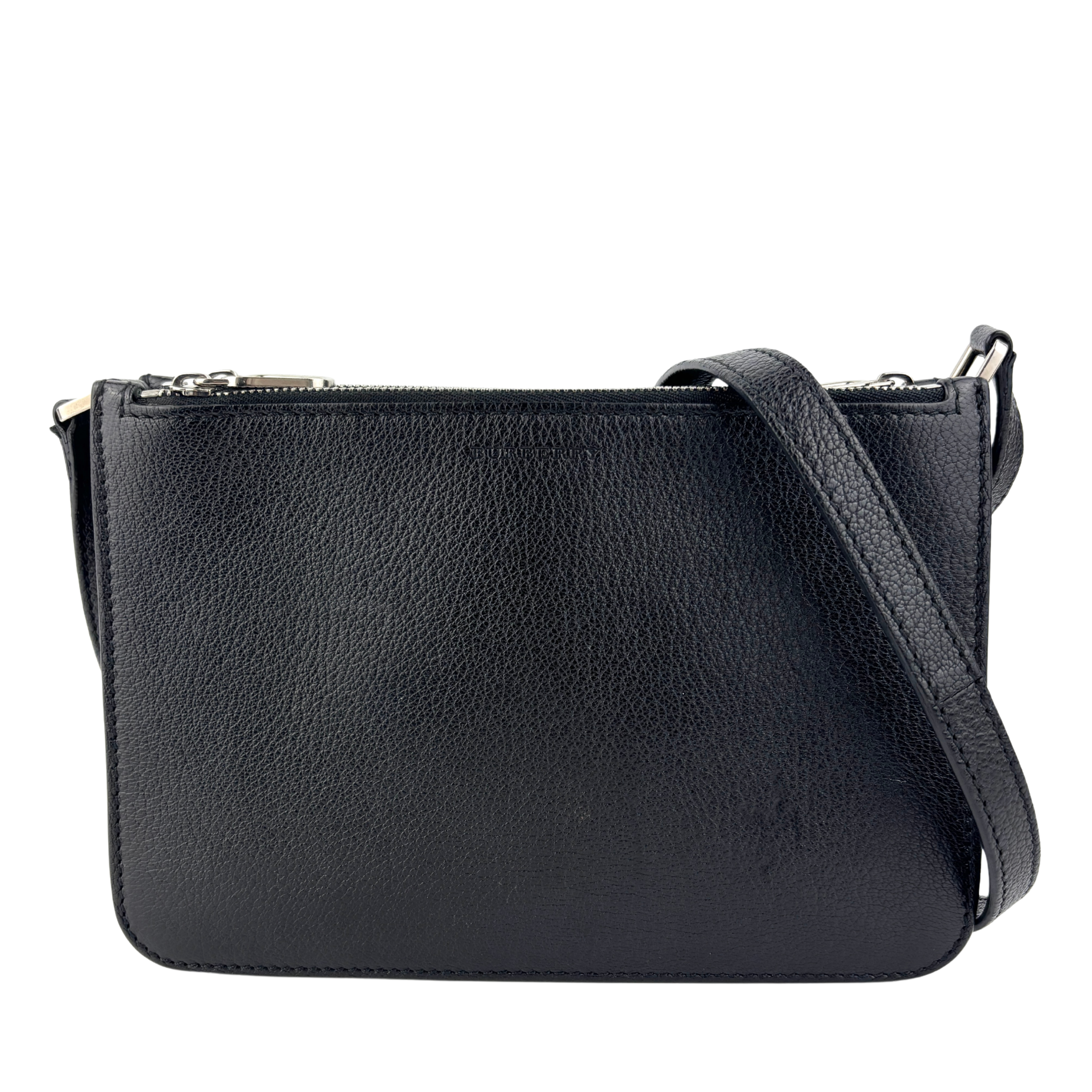 Burberry Penhurst D-Ring Triple Zip Crossbody Bag Black – Glampot