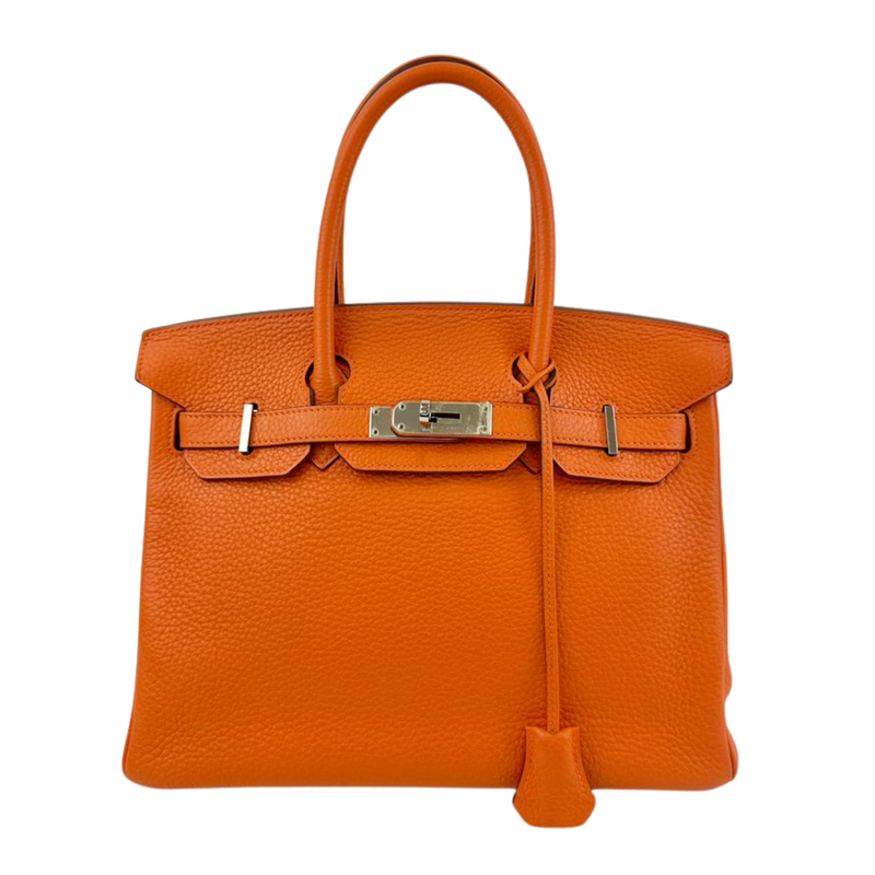 Birkin 30 Orange PHW (Cash Price in Description)