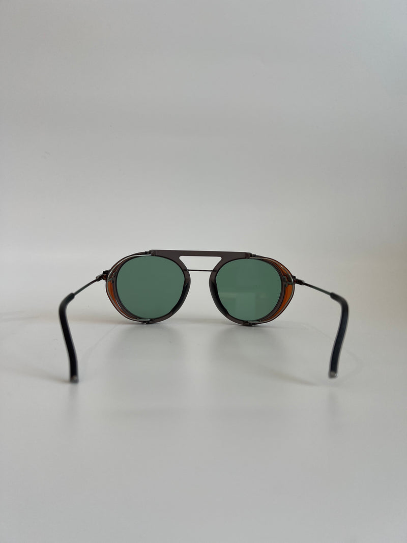 Grey/Green Aviator Mens Sunglasses FF M0012/S KB7/QT 52