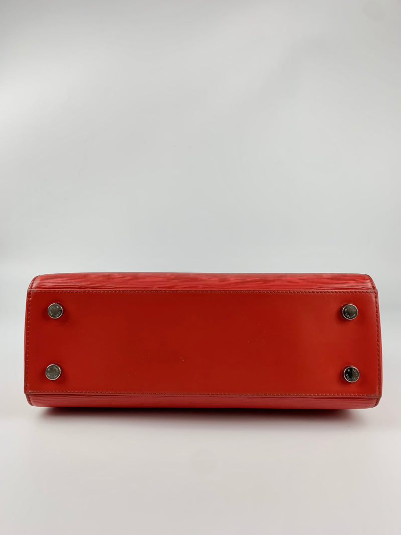 Epi Leather Brea Red MM Bag