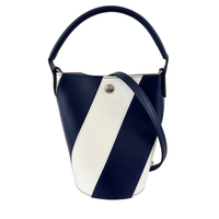 Epure Bucket Bag Navy and White