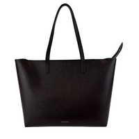 Small Zip Tote Bag in Mocha