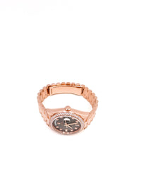 Rolex Day-Date 36 Grey Diamond Bezel 128345RBR
