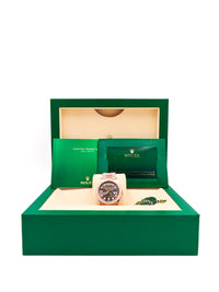 Rolex Day-Date 36 Grey Diamond Bezel 128345RBR