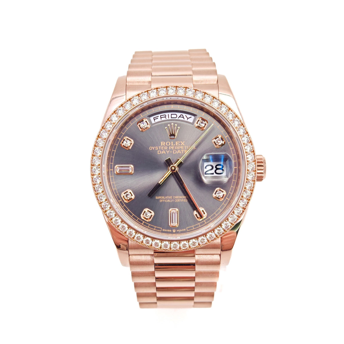 Rolex Day-Date 36 Grey Diamond