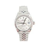 Rolex Datejust 28 Silver Diamond IX