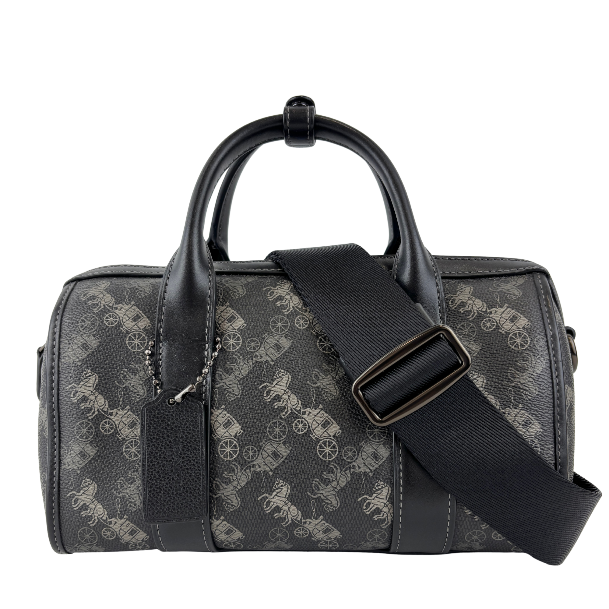 Gotham Duffle 24 With Horse And Carriage Print