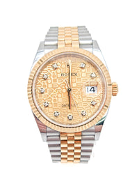 Rolex Datejust 36 Champagne Computer Diamond 126233