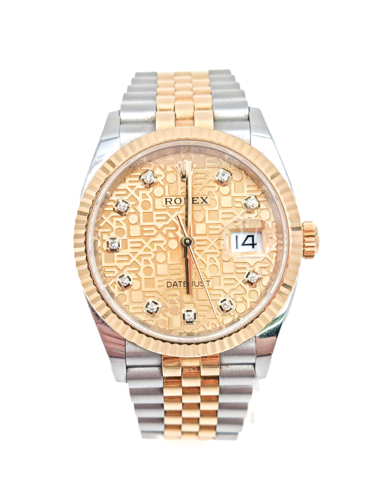 Rolex Datejust 36 Champagne Computer Diamond 126233