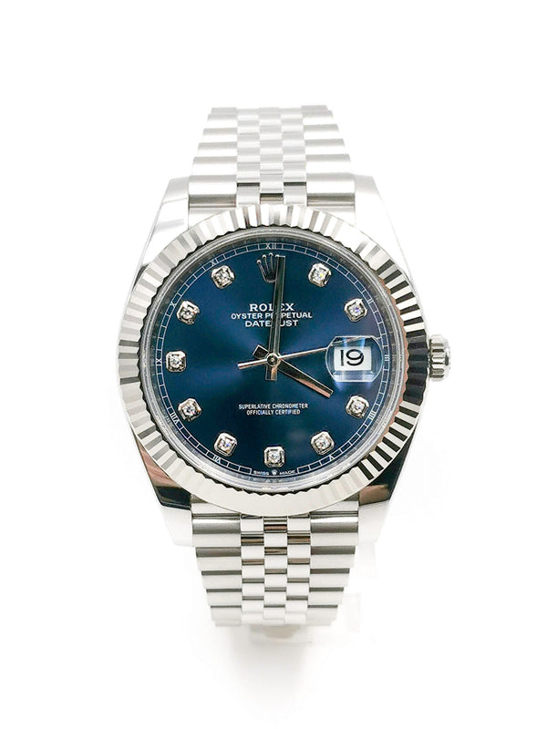 Rolex Datejust 41 Blue Diamond 126334