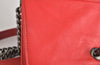 Small Red Grained Calf Leather Double Stitch Boy Bag RHW