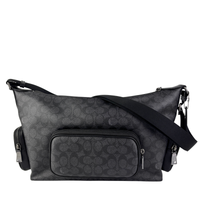 CCG18 Finn Crossbody Bag With Pockets In Signature Canvas Black