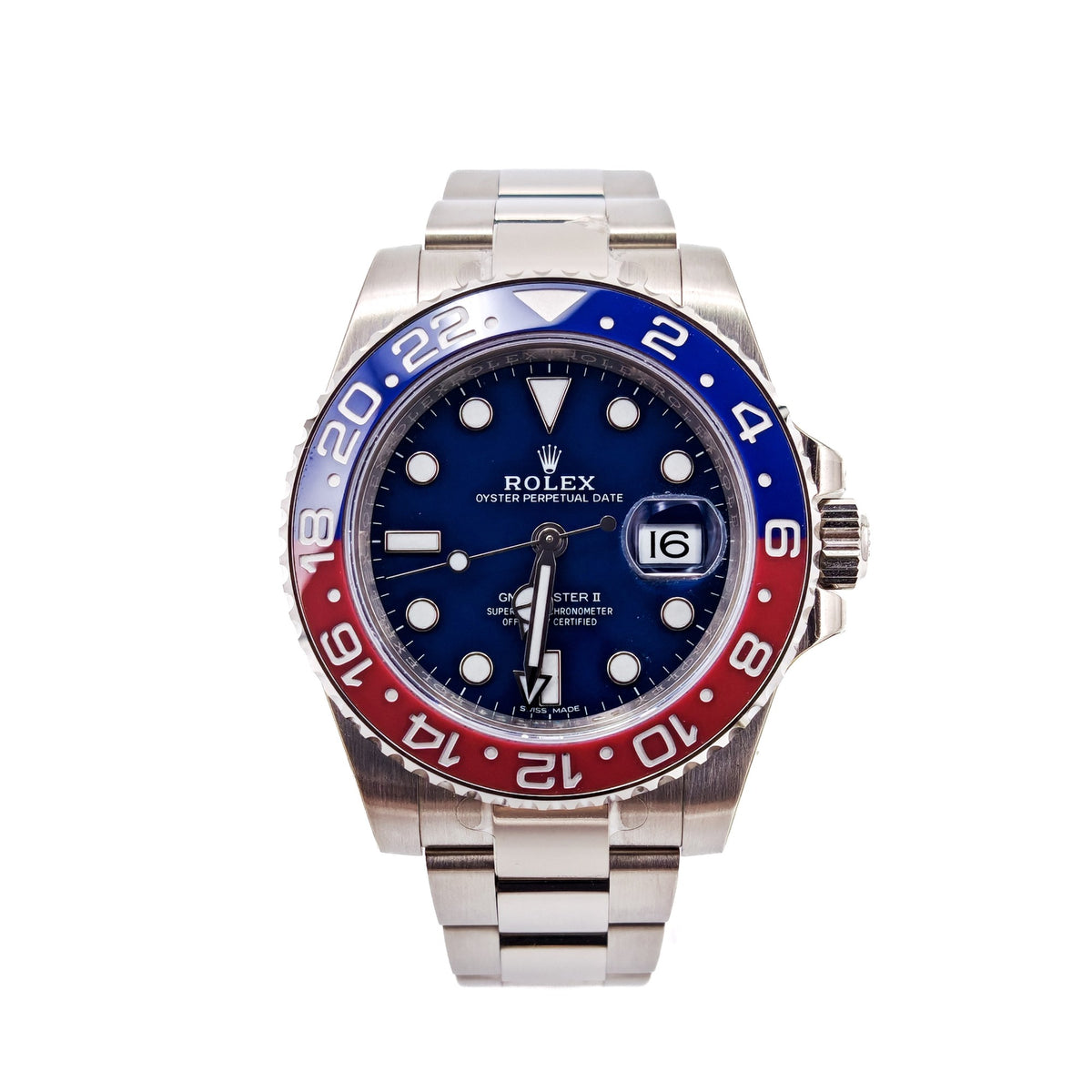Rolex GMT-Master II Pepsi White Gold 116719BLRO