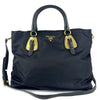 BN1902 Black Tessuto Soft Calfskin Shopping Tote