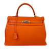 Kelly 35 Orange Togo PHW Retourne (Cash Price in Description)