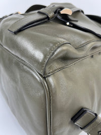 B2811L Militaire Green Soft Calf Rucksack Backpack