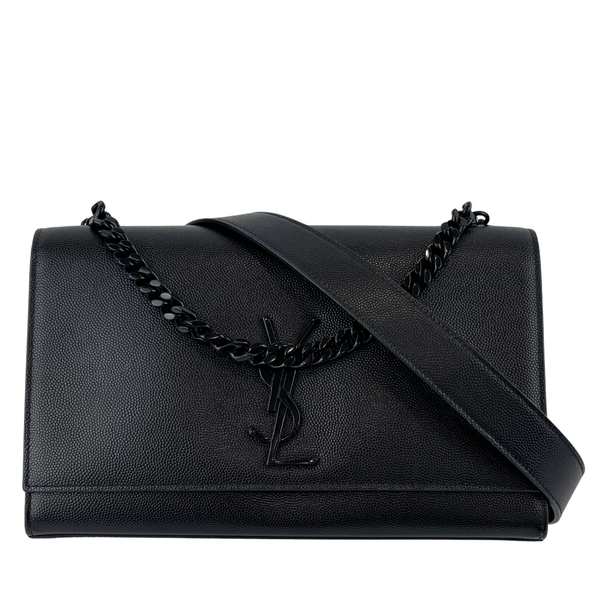 Medium Kate Grain De Poudre So Black Bag