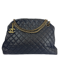 Black Quilted Large Just Mademoiselle Bowling Bag