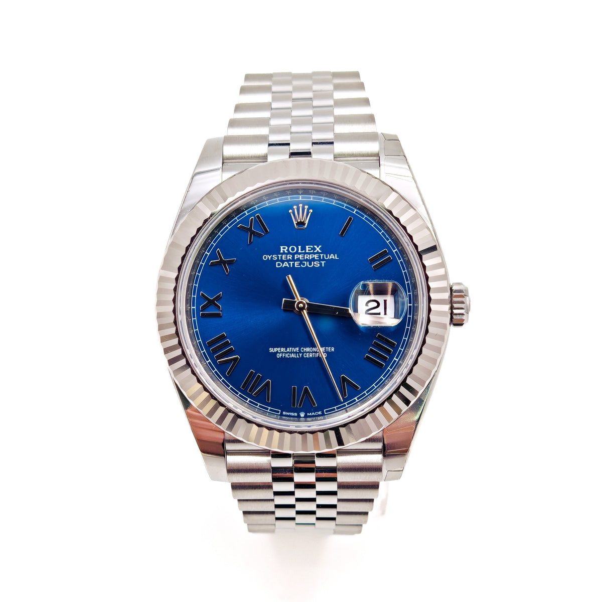 Rolex Datejust 41 Blue Roman Jubilee 126334
