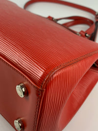 Epi Leather Brea Red MM Bag