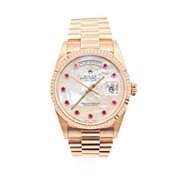 Rolex Day-Date 36 MOP Ruby 18238