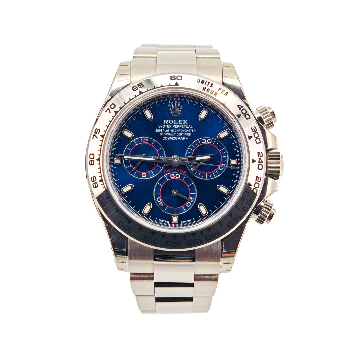 Rolex Daytona Blue White Gold 116509