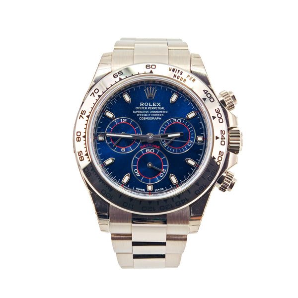 Rolex Daytona Blue White Gold 116509