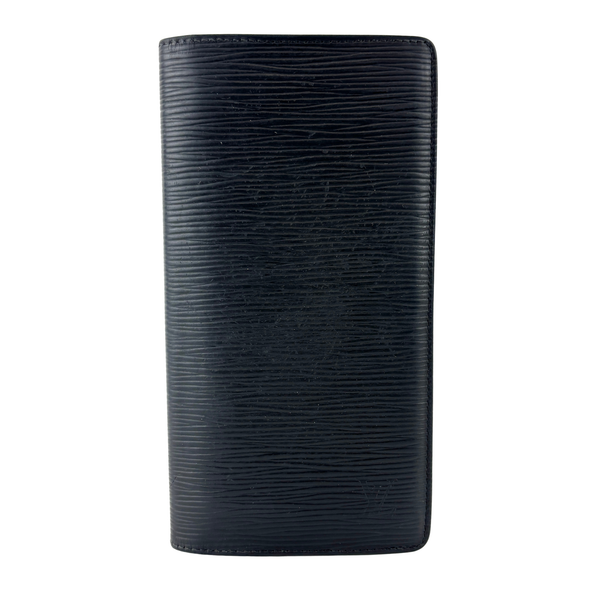 Brazza Wallet Black Epi Leather