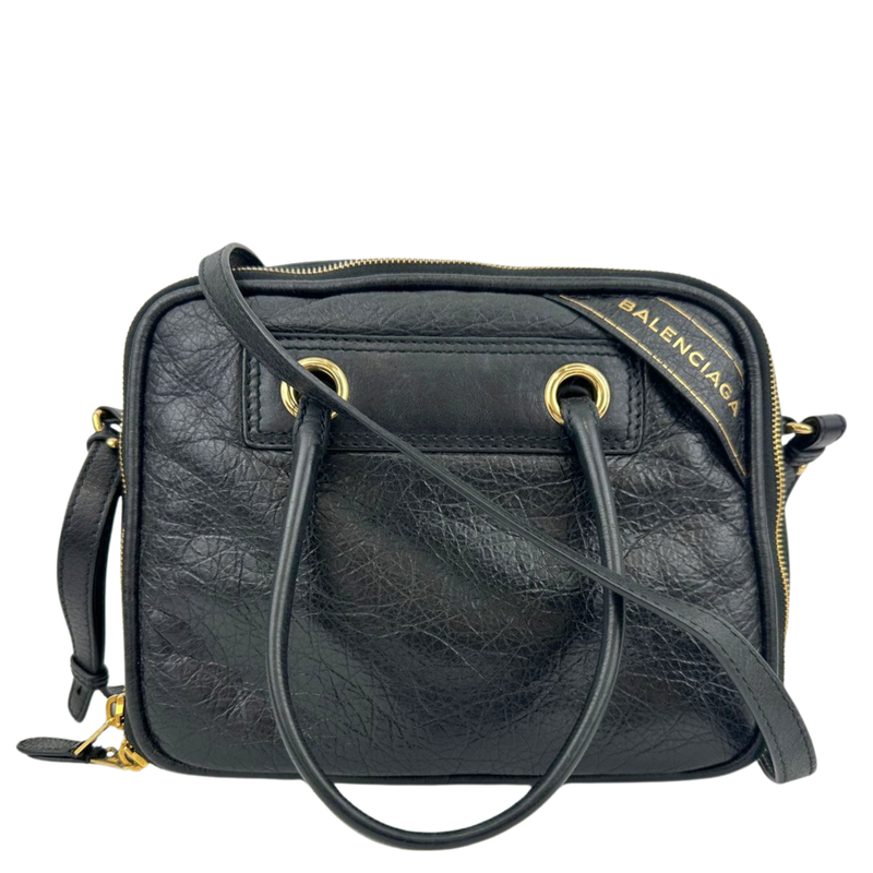 Blanket Square Small Black Bag