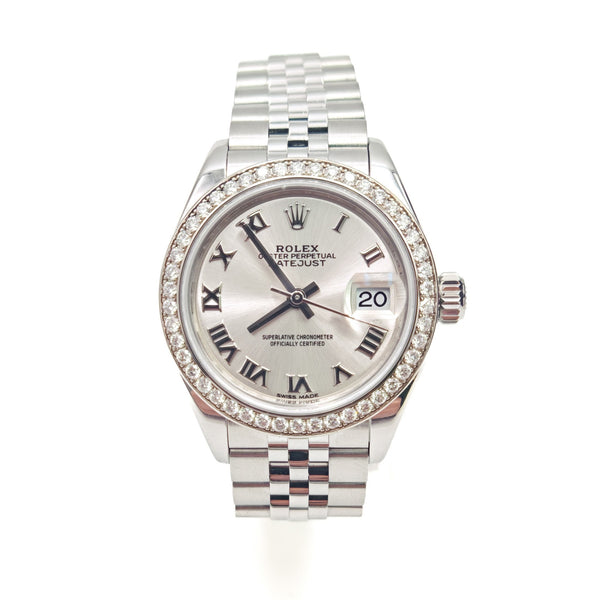 Rolex Datejust 28 Diamond Bezel 279384RBR
