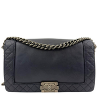 Medium Boy Bag in Reverso Calfskin RHW