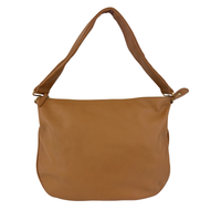 Caramel Swing Leather Shoulder Bag
