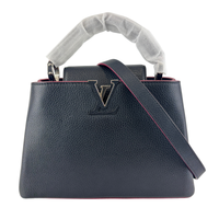 Capucines BB Navy Blue Taurillon Leather