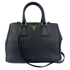 BN2420 Vitello Daino Black Leather Tote Bag &nbsp;