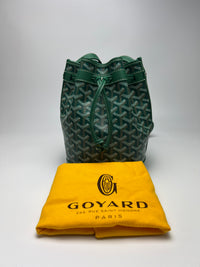 绿色 Goyardine Petit Flot 水桶包
