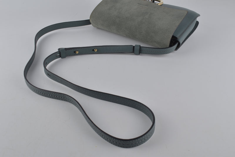 Faye Small Shoulder Bag in Cloudy Blue