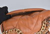 Beg Tangan Chanel 19 dalam Karamel Brown dengan Gold-Tone, Silver-Tone &amp; Ruthenium-Finish Metal *Microchip*