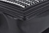 A67086 Medium Boy in Black Calfskin with Faux Pearl Embellishments LGHW