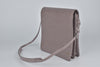 Biarritz Epi Leather Fold Over Top Lilac Shoulder Bag