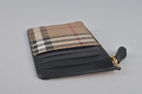 Somerset Cotton-Canvas and Leather Card Holder