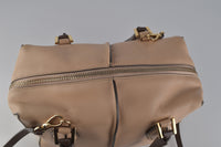 D-Cube Small Beige/White Bowler Bag