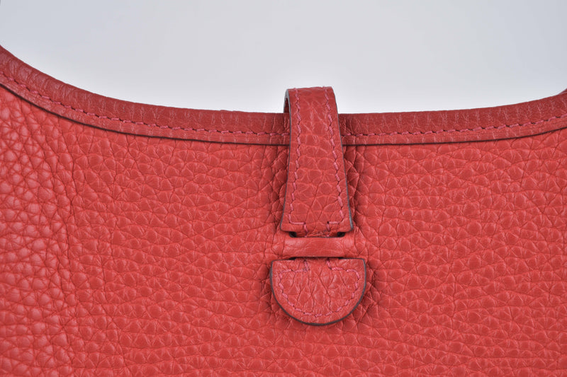 Rouge Coeur Clemence Leather Evelyne TPM Bag PHW