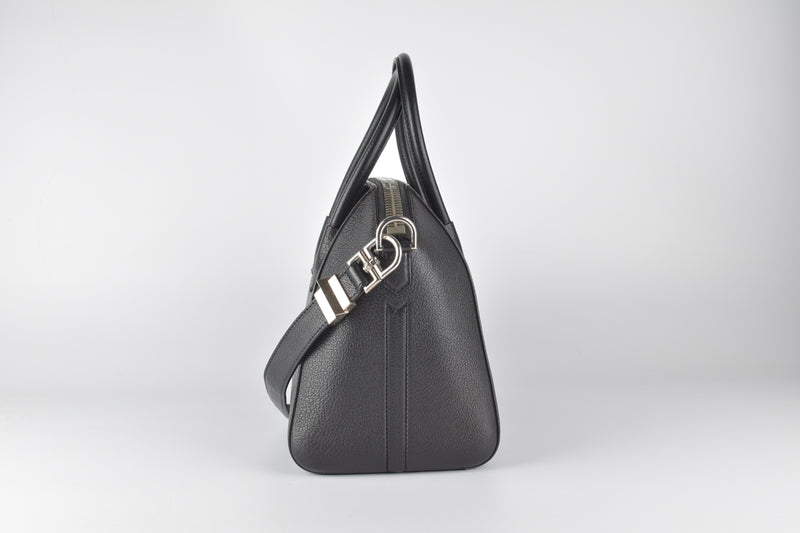 Small Black Goatskin Antigona Bag